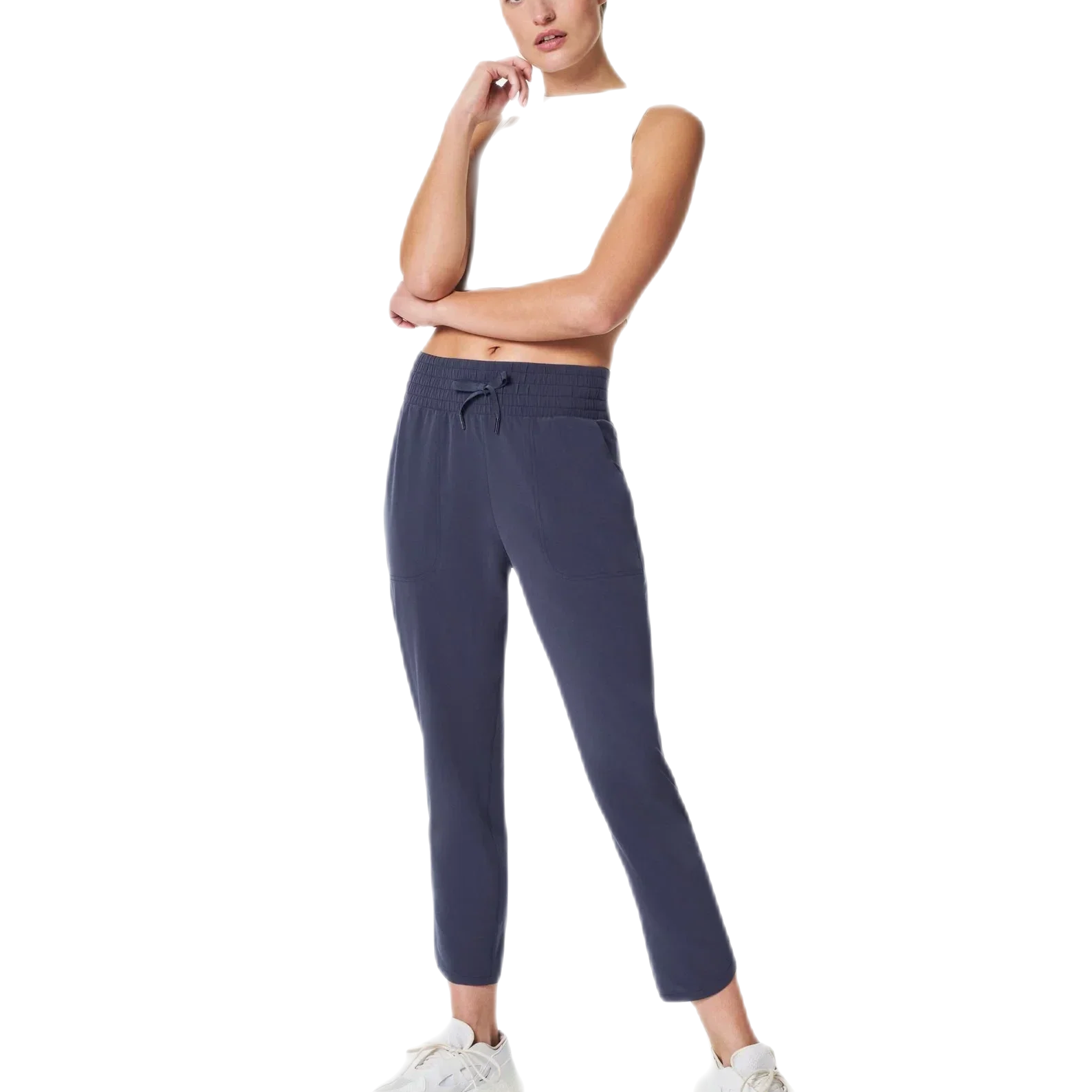 SPANX 02. WOMENS APPAREL - WOMENS PANTS - WOMENS PANTS CASUAL Women's Out of Office Trouser DARK STORM