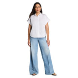 Women’s Poplin Oversized Short Sleeve Shirt SPANX