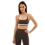 Women’s Bianca Rigor Bra Splits59 - DARK CHOCOLATE WHITE / S