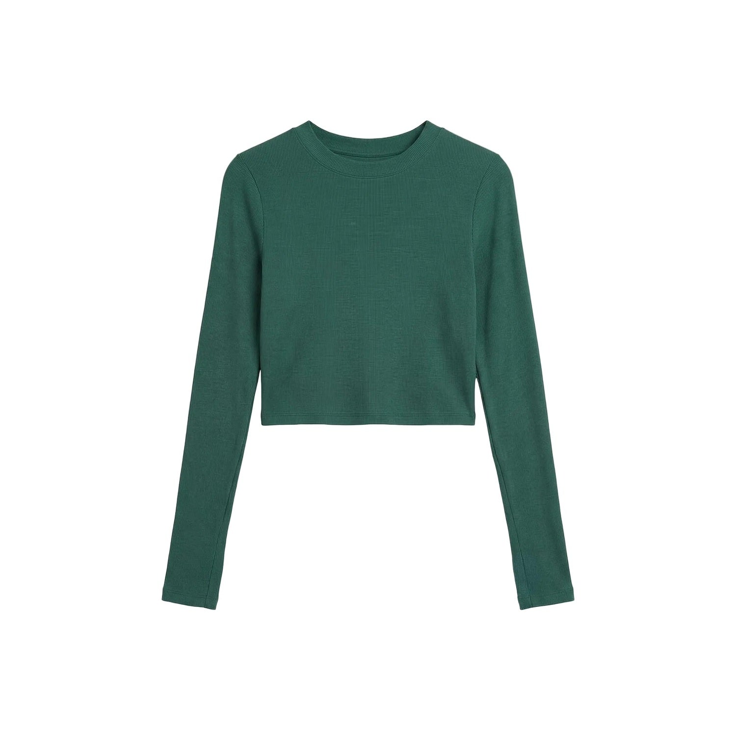 Women’s Louise Rib Long Sleeve Crop Splits59