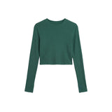 Women’s Louise Rib Long Sleeve Crop Splits59