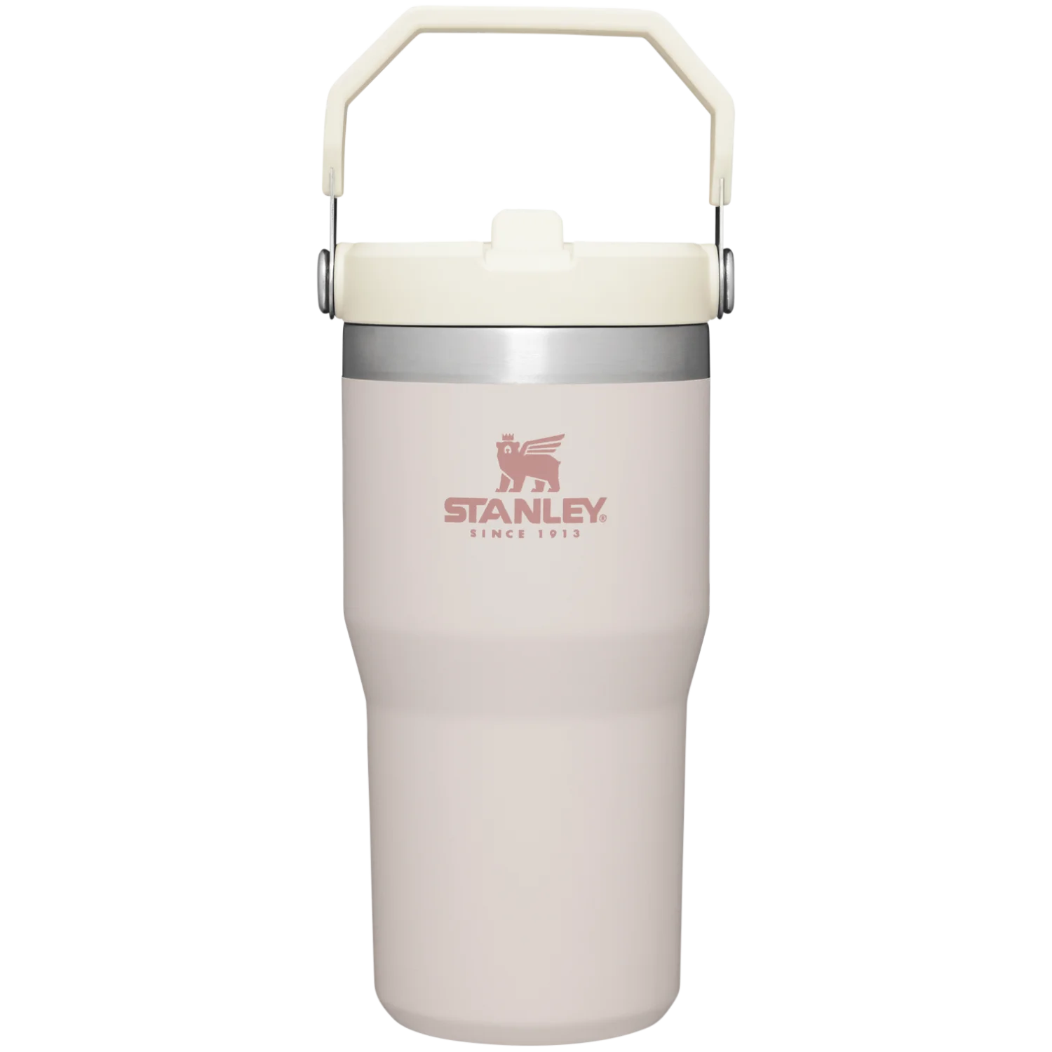 Stanley 21. GENERAL ACCESS - COOLER STAINLESS The Iceflow Flip Straw Tumbler 20oz ROSE QUARTZ