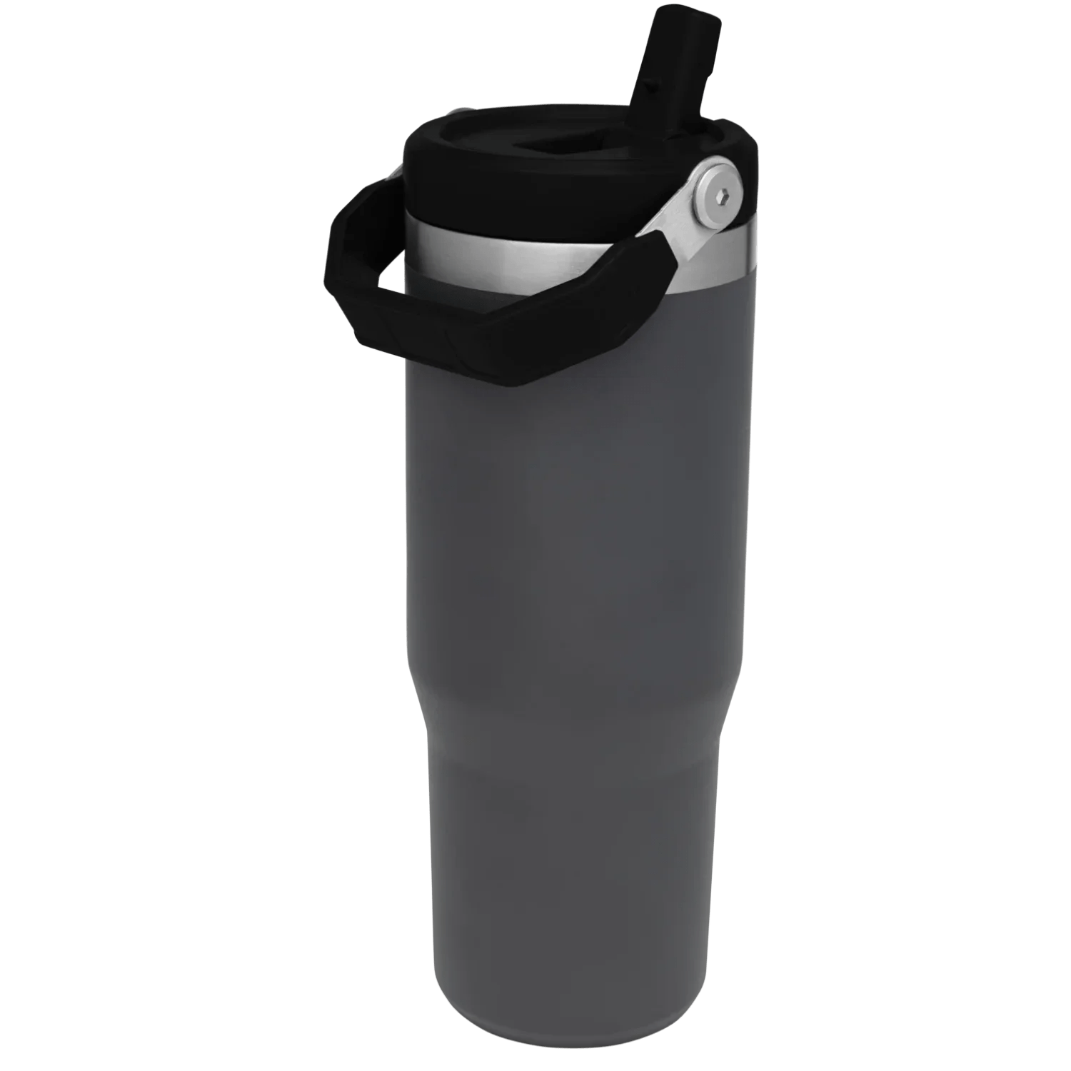 Stanley 08. DRINKWARE - WATER BOTTLES - WATER BOTTLES The Iceflow Flip Straw Tumbler 30 oz CHARCOAL