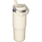 Stanley 08. DRINKWARE - WATER BOTTLES - WATER BOTTLES The Iceflow Flip Straw Tumbler 30 oz CREAM