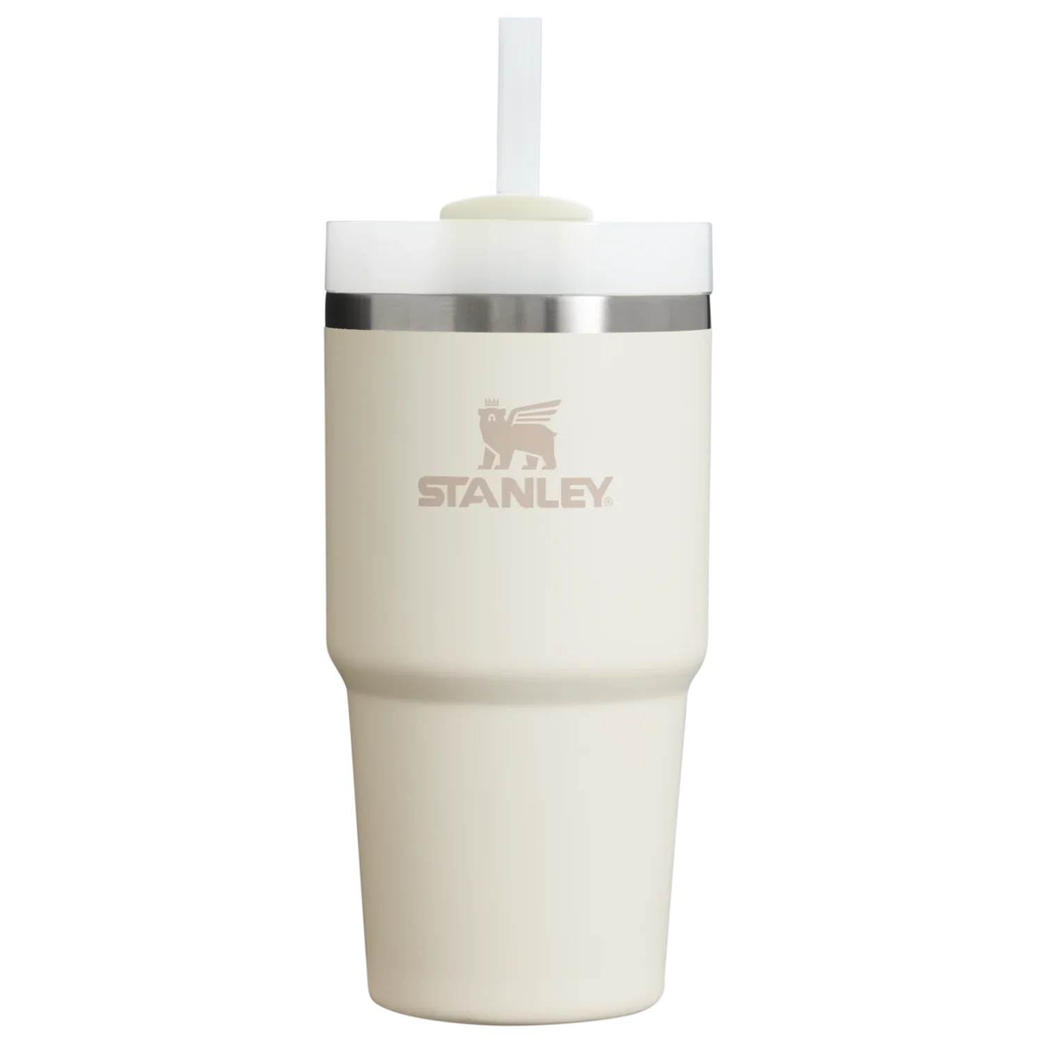 Stanley 08. DRINKWARE - WATER BOTTLES - WATER BOTTLES The Quencher H2.0 Flowstate Tumbler 20 oz CREAM 2.0