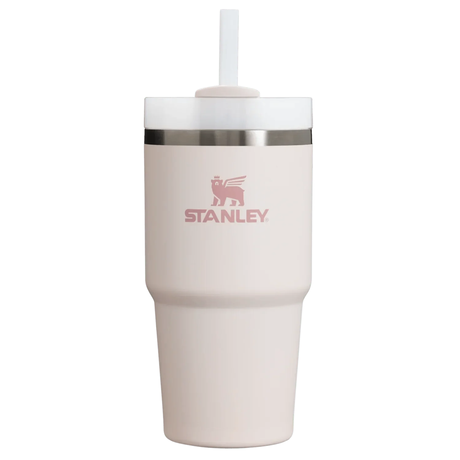 Stanley 08. DRINKWARE - WATER BOTTLES - WATER BOTTLES The Quencher H2.0 Flowstate Tumbler 20 oz ROSE QUARTZ 2.0