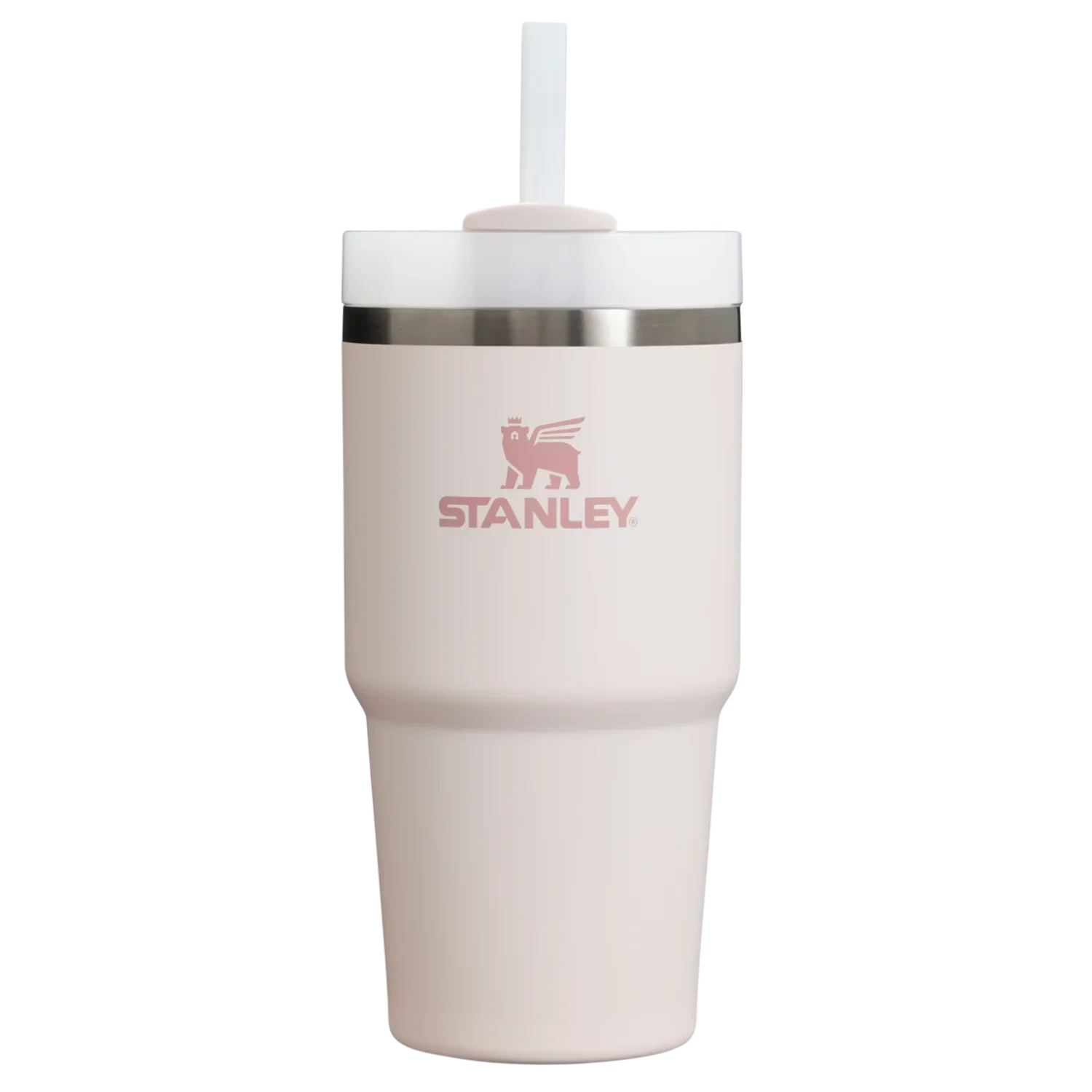 Stanley 08. DRINKWARE - WATER BOTTLES - WATER BOTTLES The Quencher H2.0 Flowstate Tumbler 20 oz ROSE QUARTZ 2.0