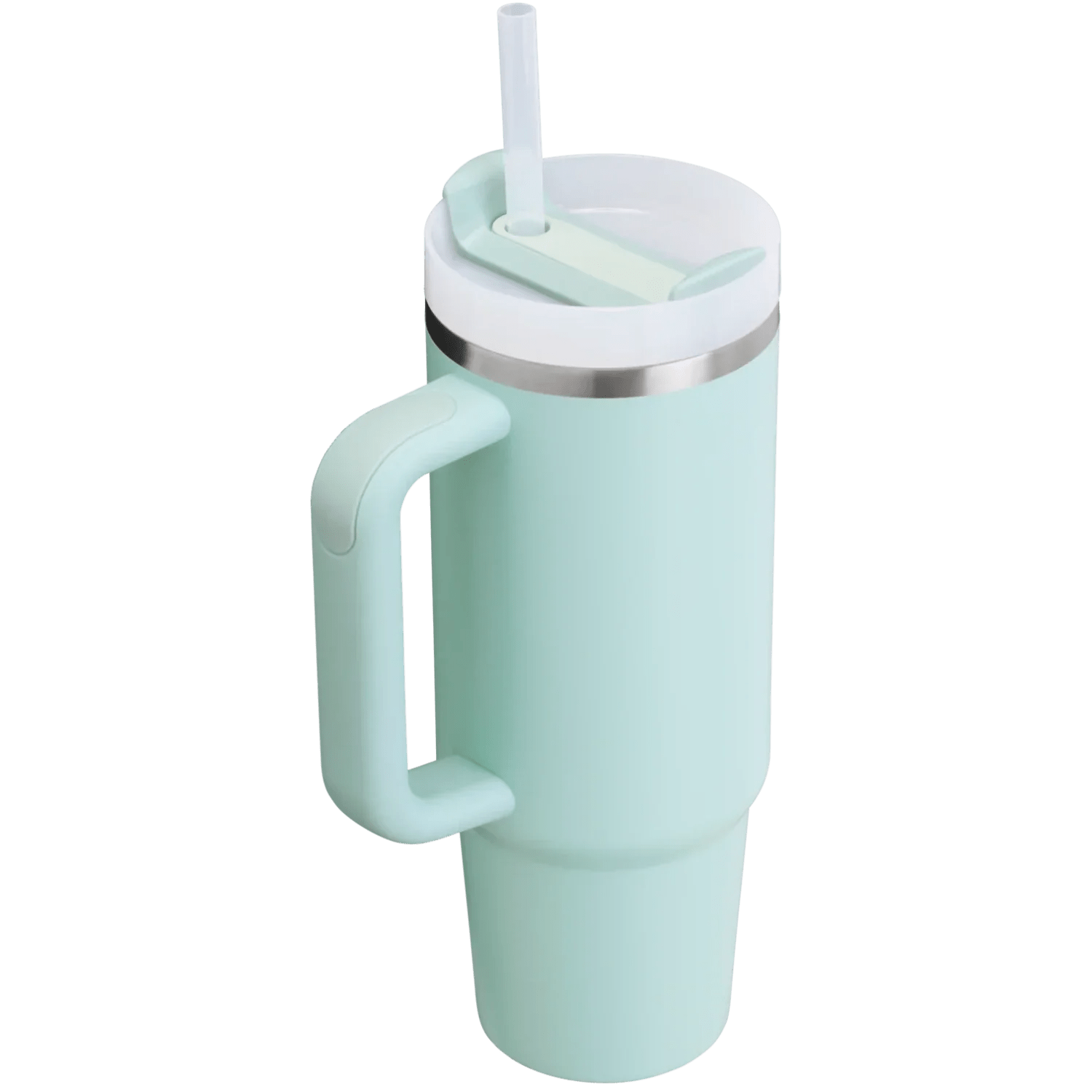 Stanley 08. DRINKWARE - WATER BOTTLES - WATER BOTTLES The Quencher H2.0 Flowstate Tumbler 30 oz SEAFOAM