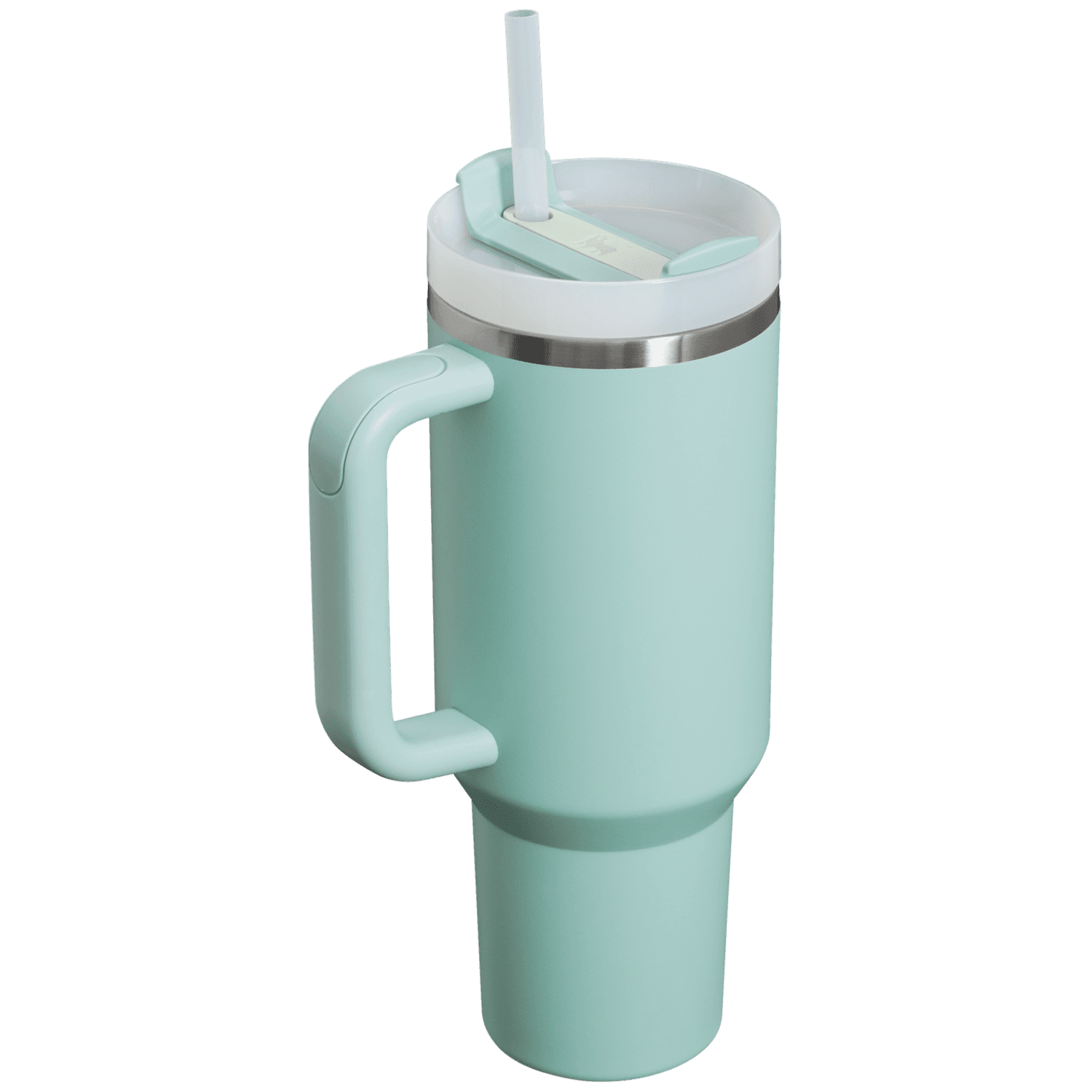 Stanley 08. DRINKWARE - WATER BOTTLES - WATER BOTTLES The Quencher H2.0 Flowstate Tumbler 40 oz SEAFOAM