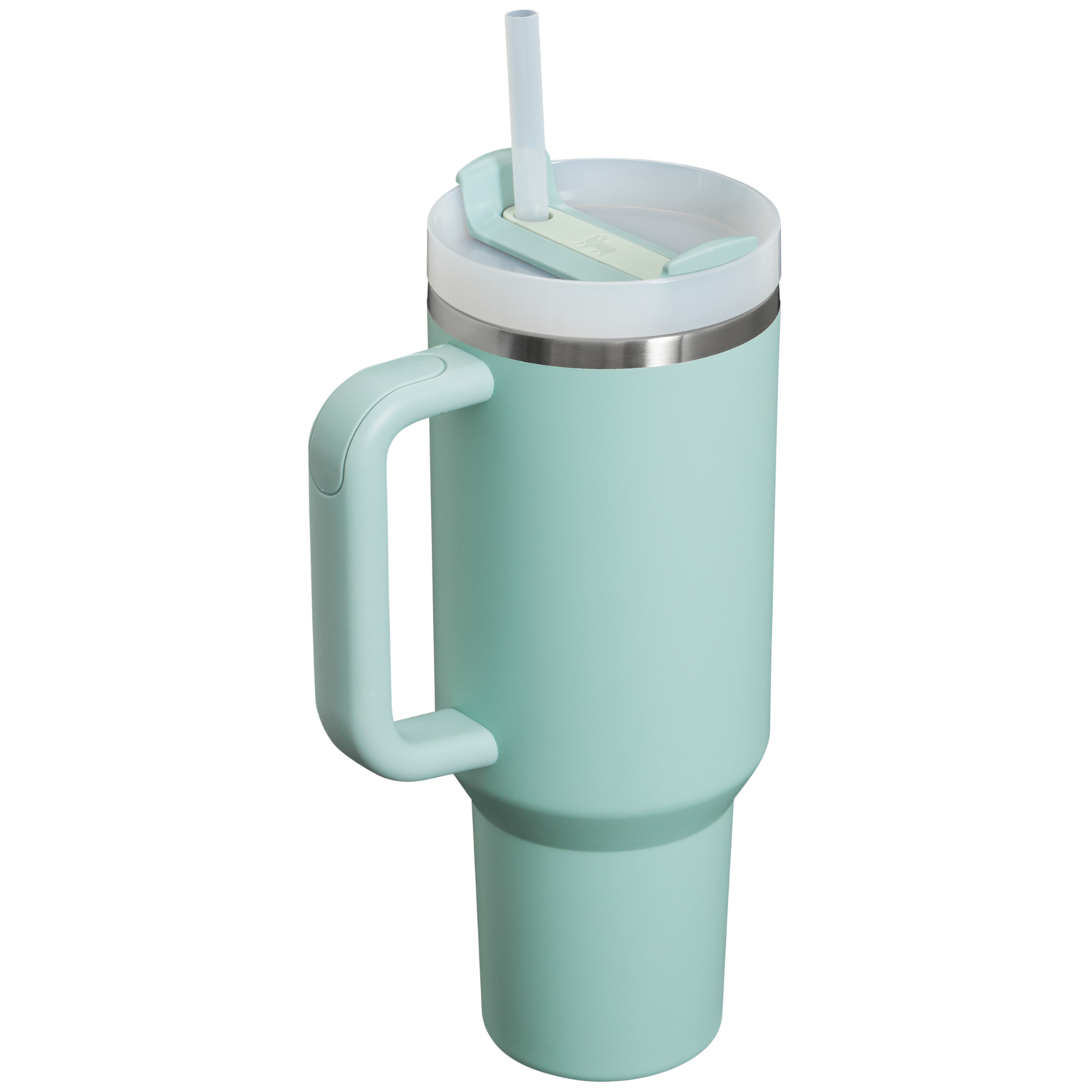 Stanley 08. DRINKWARE - WATER BOTTLES - WATER BOTTLES The Quencher H2.0 Flowstate Tumbler 40 oz SEAFOAM