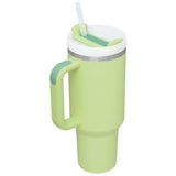 Stanley 08. DRINKWARE - WATER BOTTLES - WATER BOTTLES Stanley - The Quencher H2.0 Flowstate Tumbler 40 oz CITRON