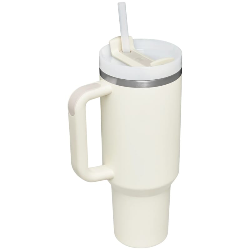 Stanley 08. DRINKWARE - WATER BOTTLES - WATER BOTTLES The Quencher H2.0 Flowstate Tumbler 40 oz CREAM