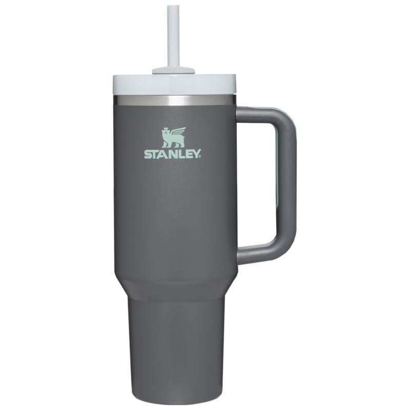 Stanley 08. DRINKWARE - WATER BOTTLES - WATER BOTTLES The Quencher H2.0 Flowstate Tumbler 40 oz CHARCOAL