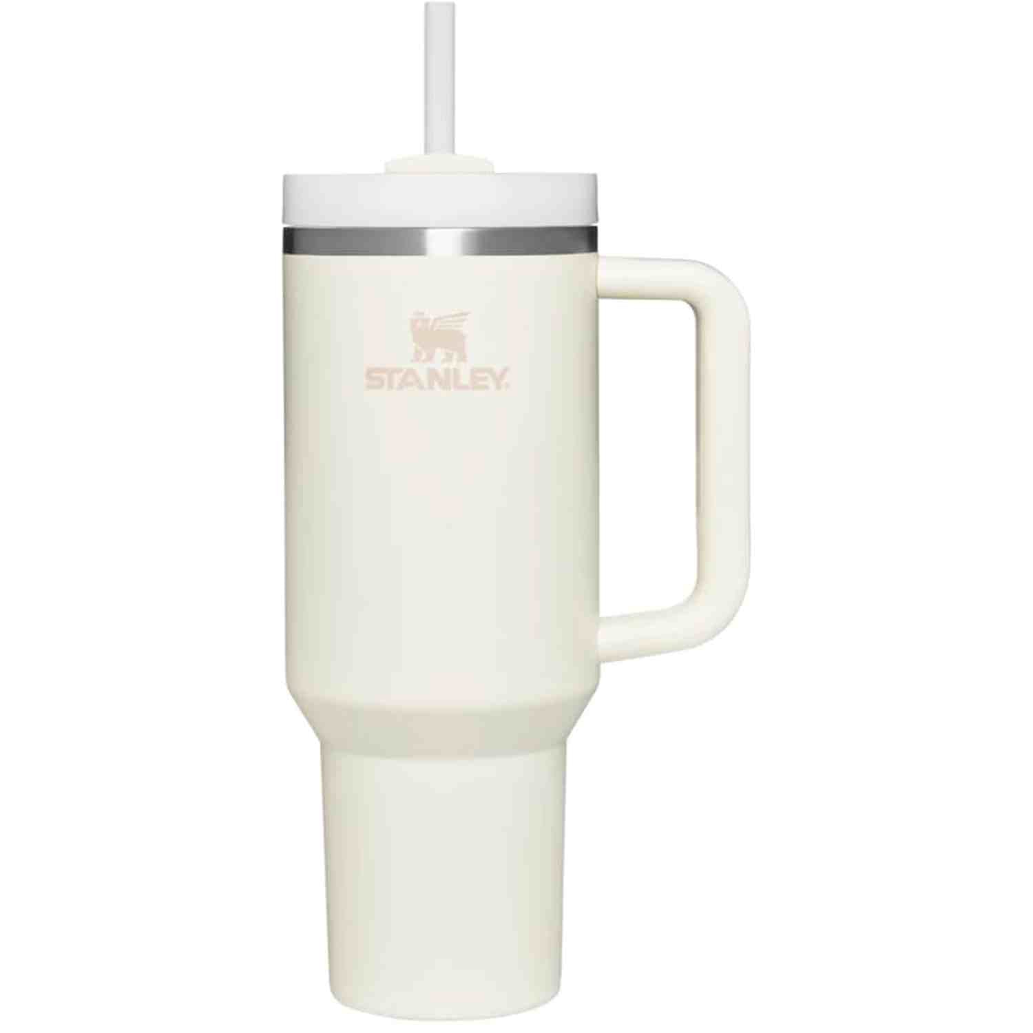 Stanley 08. DRINKWARE - WATER BOTTLES - WATER BOTTLES The Quencher H2.0 Flowstate Tumbler 40 oz CREAM