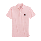 Men's Georgia Stetsons Striped Performance Mesh Polo