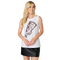 Stewart Simmons 02. WOMENS APPAREL - WOMENS SS SHIRTS - WOMENS TANK CASUAL The Women's UGA Sequin Muscle Tank WHITE CHEER