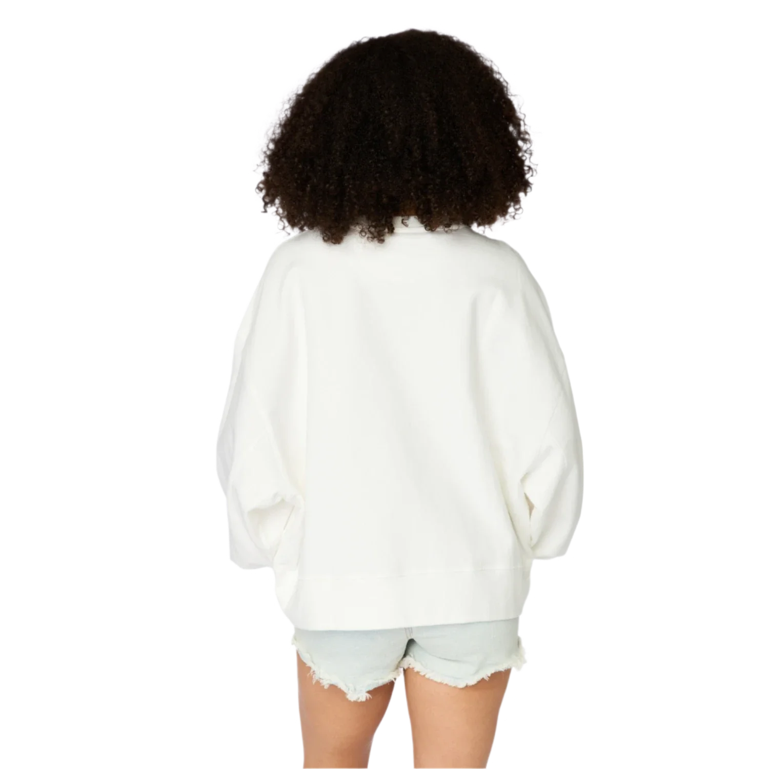 Stewart Simmons 02. WOMENS APPAREL - WOMENS HOODIES|SWEATERS - WOMENS PO SWEATERS Women's The Balloon Pullover WHITE