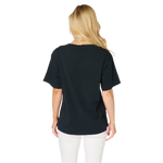 Stewart Simmons 02. WOMENS APPAREL - WOMENS SS SHIRTS - WOMENS SS CASUAL Women's The UGA Distressed Boyfriend Tee BLACK