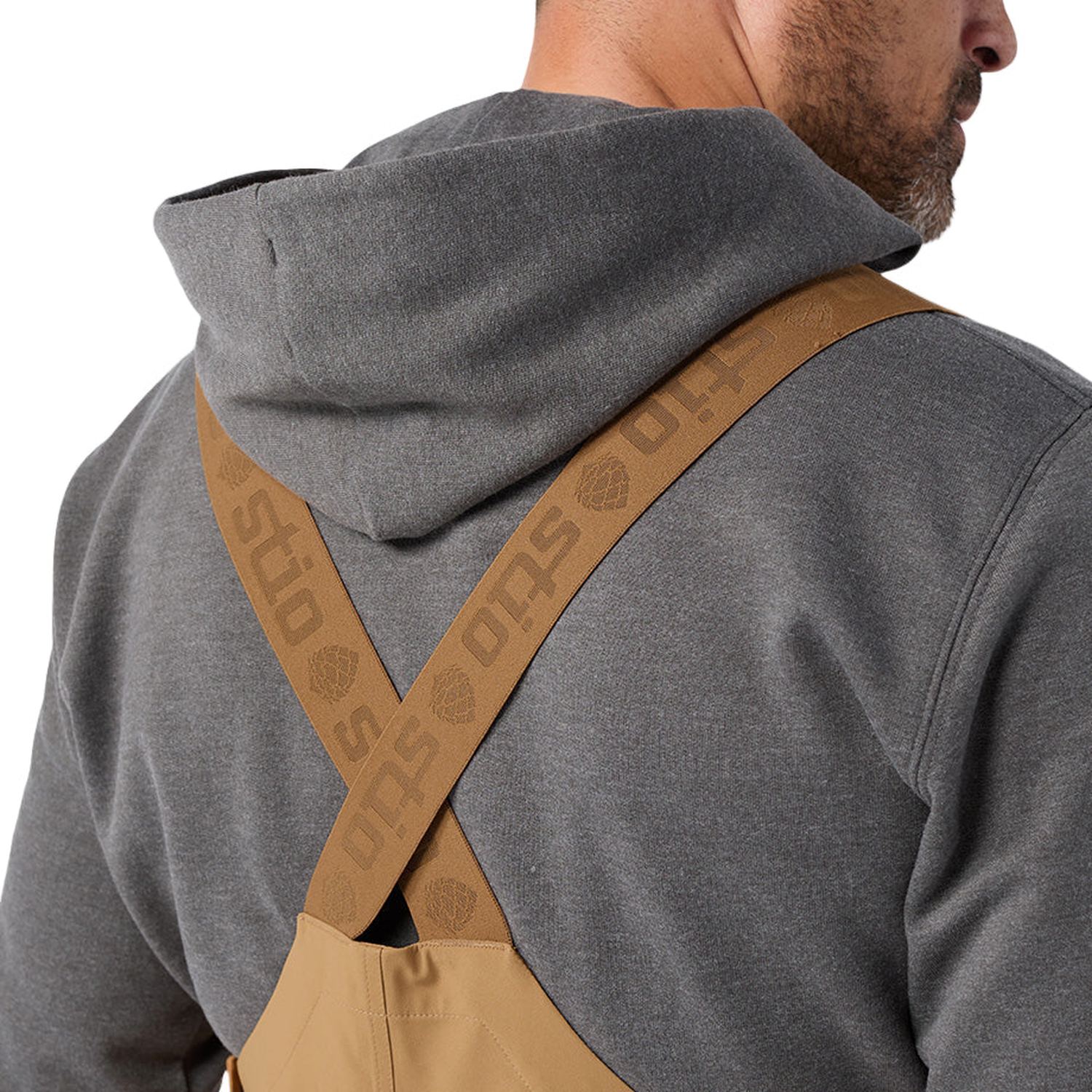 STIO 01. MENS APPAREL - MENS SKI - MENS SKI PANTS Men's Skyrider Bib 210 MUDSLIDE | CHIPMUNK