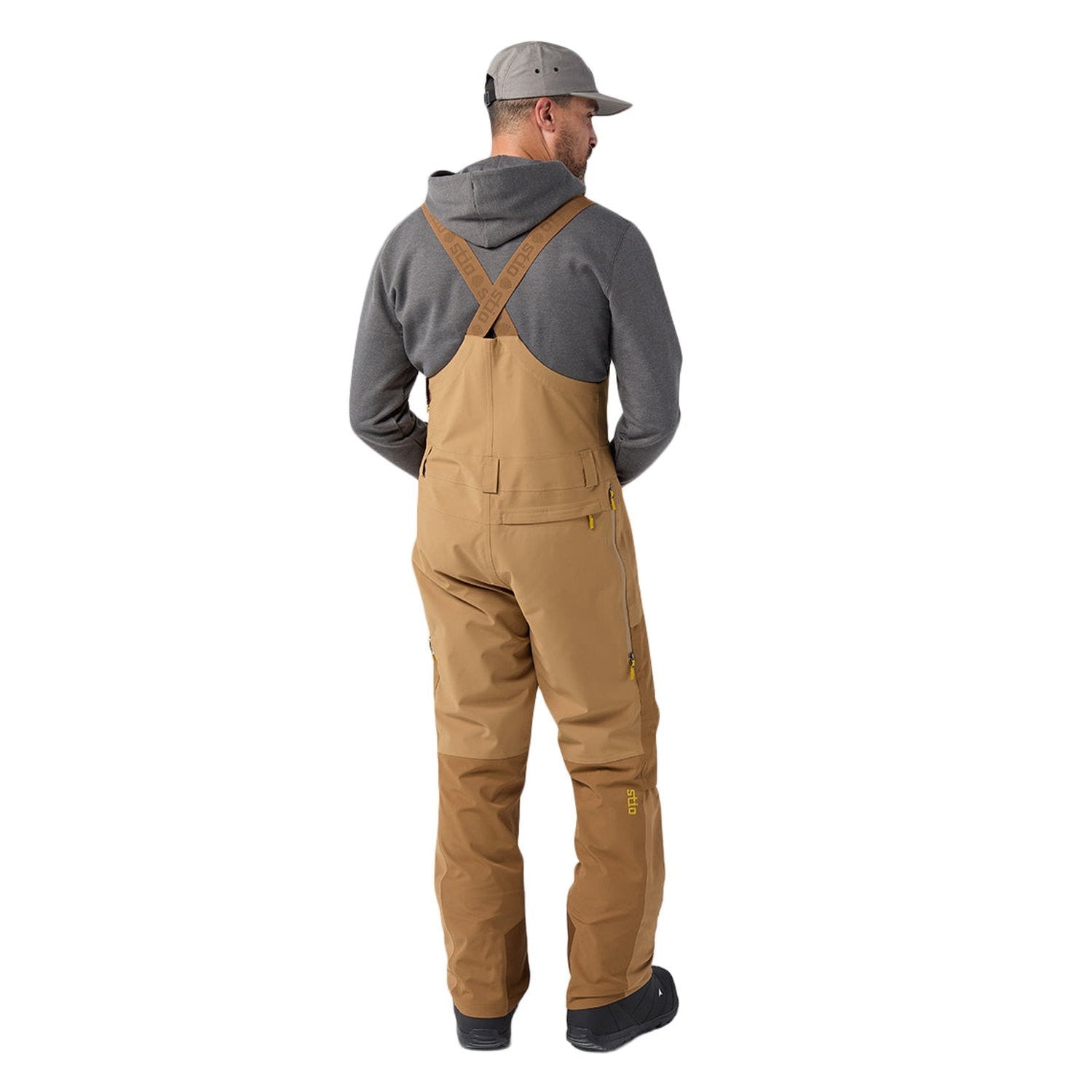 STIO 01. MENS APPAREL - MENS SKI - MENS SKI PANTS Men's Skyrider Bib 210 MUDSLIDE | CHIPMUNK