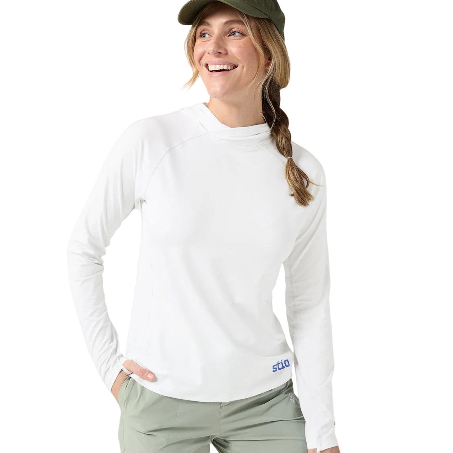 Women’s Hylas Hooded Pullover Stio - MORNING FROST / XS