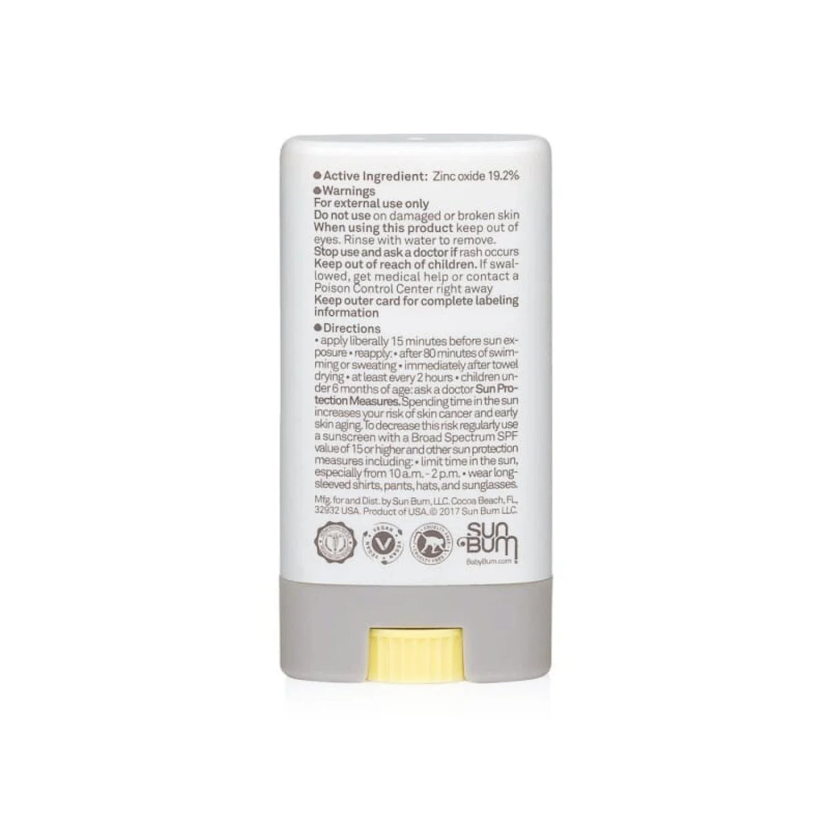 Baby Bum SPF 50 Mineral Sunscreen Face Stick - Fragrance