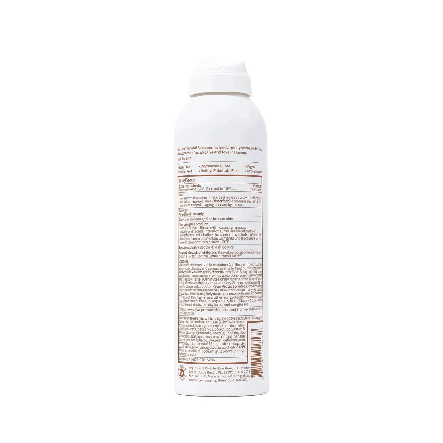 Mineral SPF 50 Sunscreen Spray Sun Bum