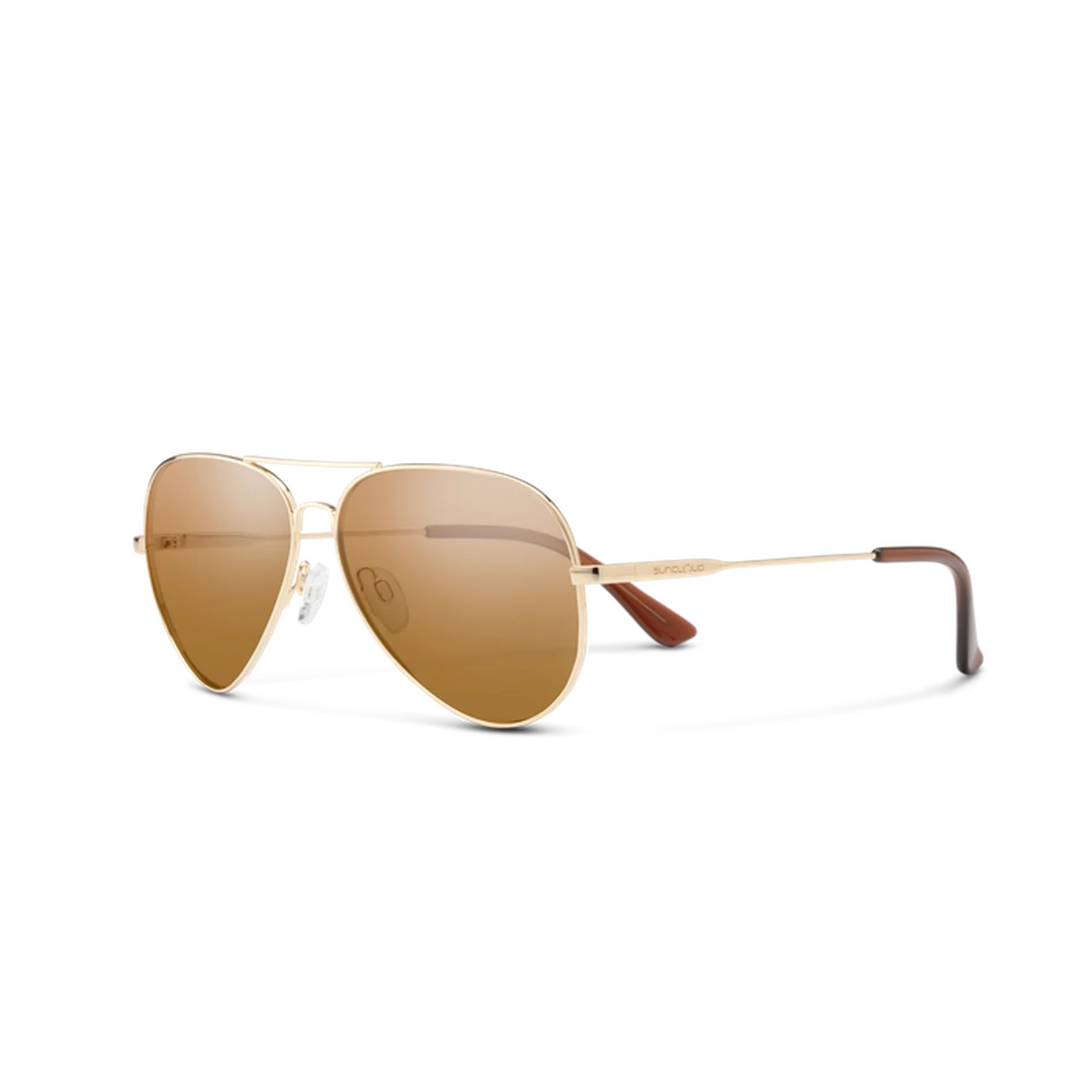 Suncloud Optics 07. EYEWEAR - SUNGLASSES - SUNGLASSES Hard Deck GOLD POLARIZED BROWN