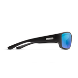 Suncloud Optics 07. EYEWEAR - SUNGLASSES - SUNGLASSES Hull MATTE BLACK POLARIZED BLUE MIRROR