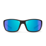 Suncloud Optics 07. EYEWEAR - SUNGLASSES - SUNGLASSES Hull MATTE BLACK POLARIZED BLUE MIRROR