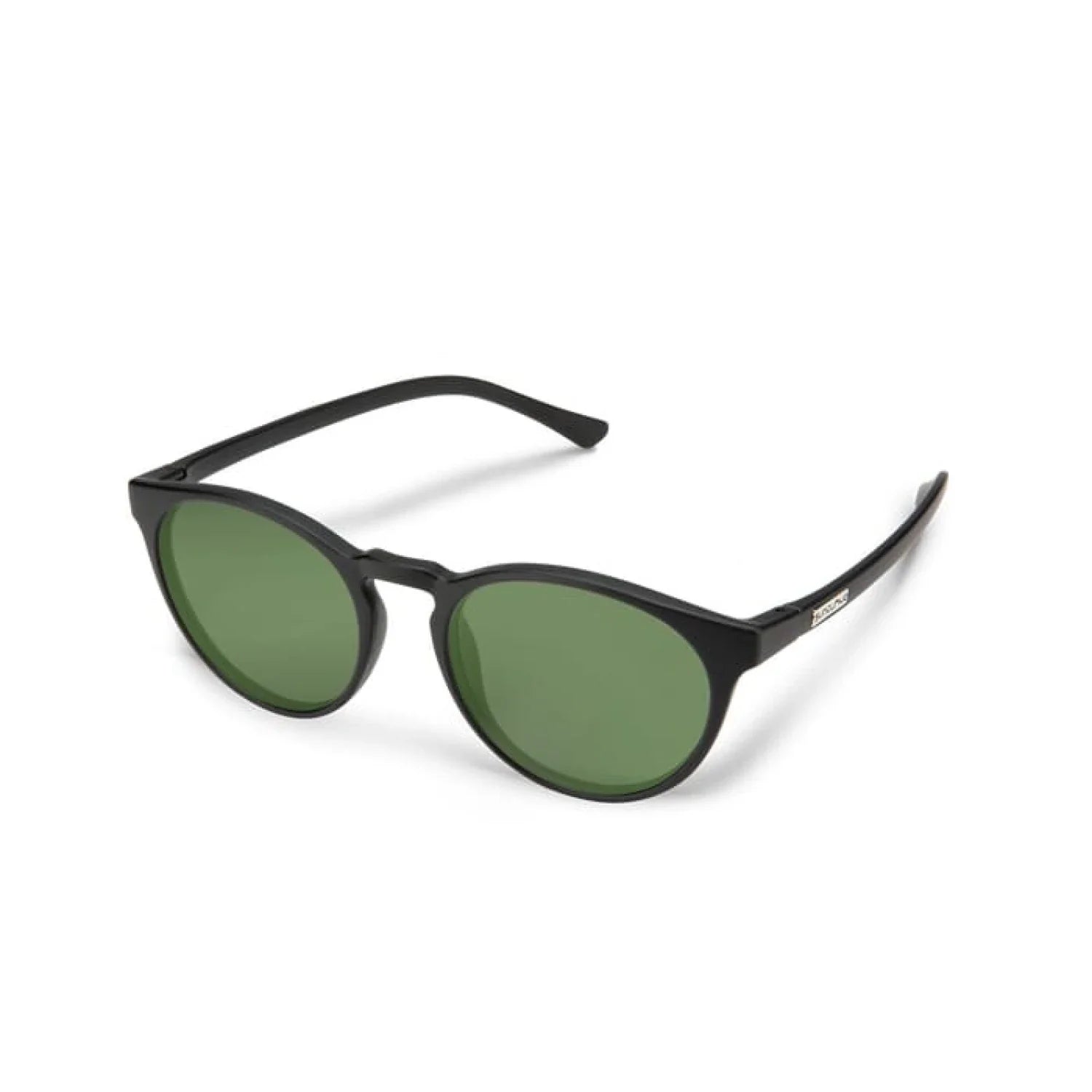 Suncloud Optics 07. EYEWEAR - SUNGLASSES - SUNGLASSES Metric | Matte Black | Gray Green