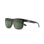 Suncloud Optics 07. EYEWEAR - SUNGLASSES - SUNGLASSES Quiver MATTE BLACK POLARIZED GRAY GREEN