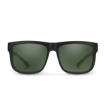 Suncloud Optics 07. EYEWEAR - SUNGLASSES - SUNGLASSES Quiver MATTE BLACK POLARIZED GRAY GREEN