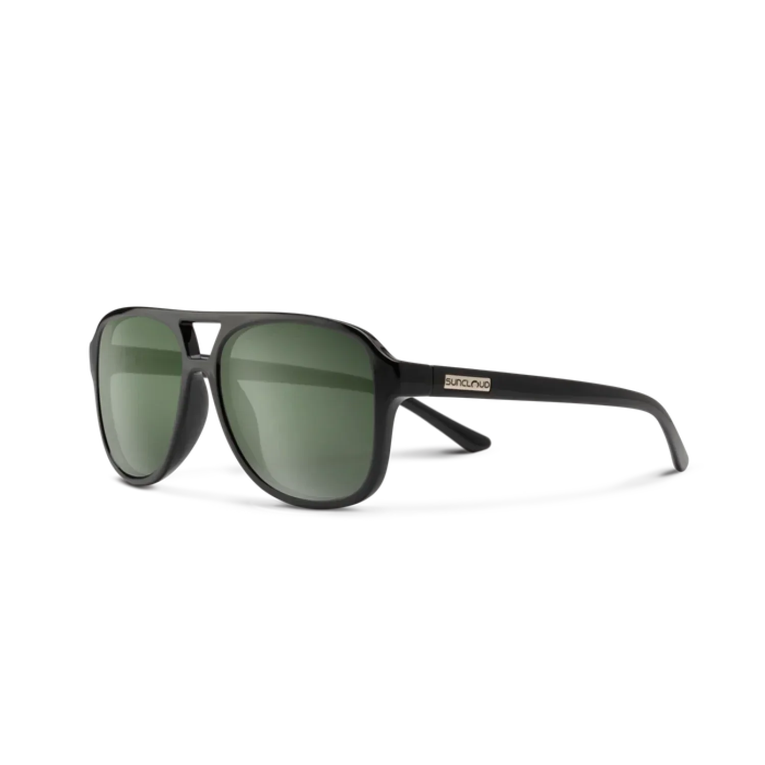 Suncloud Optics 07. EYEWEAR - SUNGLASSES - SUNGLASSES Sandy BLACK POLARIZED GRAY GREEN