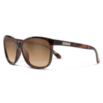 Suncloud Optics 07. EYEWEAR - SUNGLASSES - SUNGLASSES Sashay | Tortoise + Polarized Brown Gradient Lens