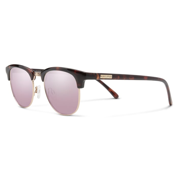 Suncloud Optics 21. GENERAL ACCESS - SUNGLASS Step Out: Tortoise + Polarized Pink Gold Mirror Lens
