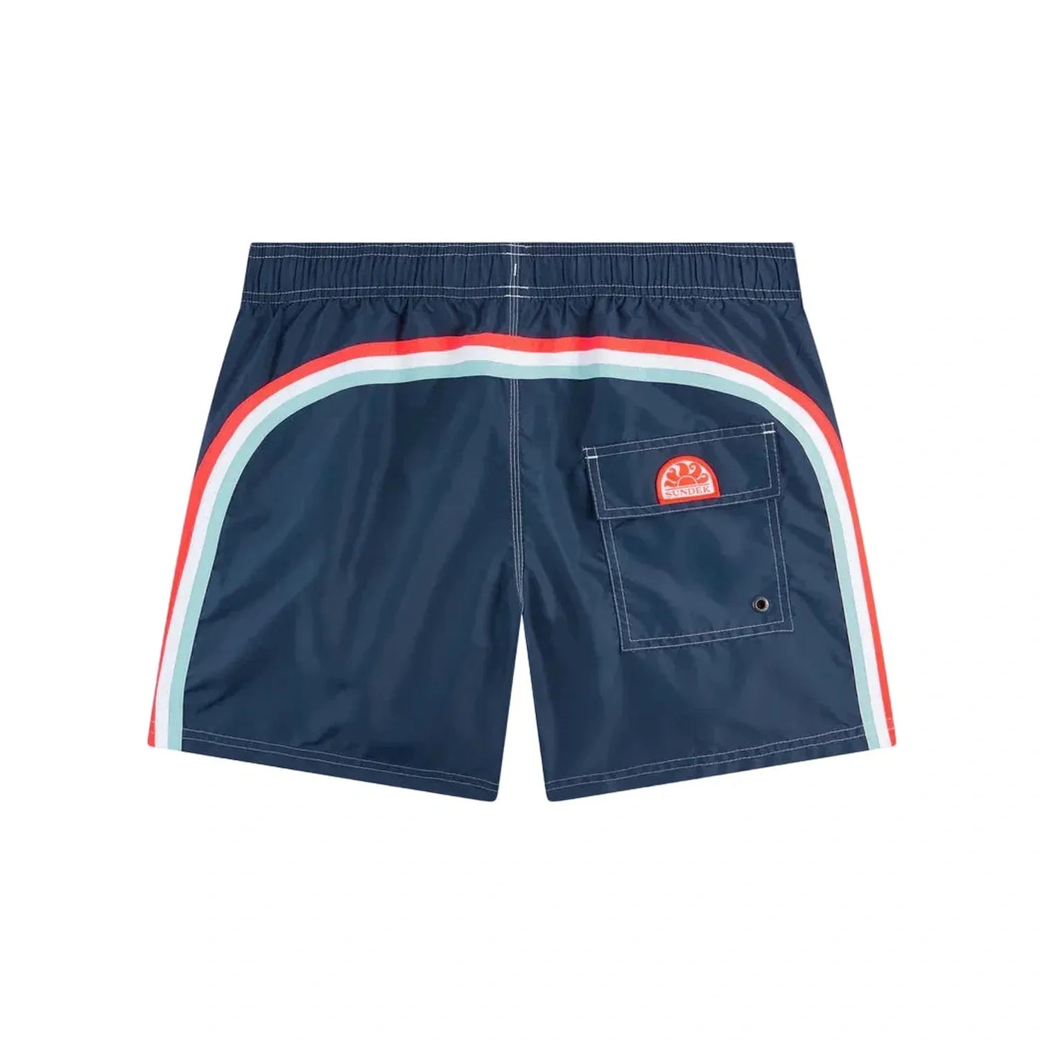Men’s Iconic Taffeta Short Swim Shorts with Elastic Waist