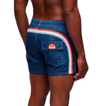 Men’s Iconic Taffeta Short Swim Shorts with Elastic Waist