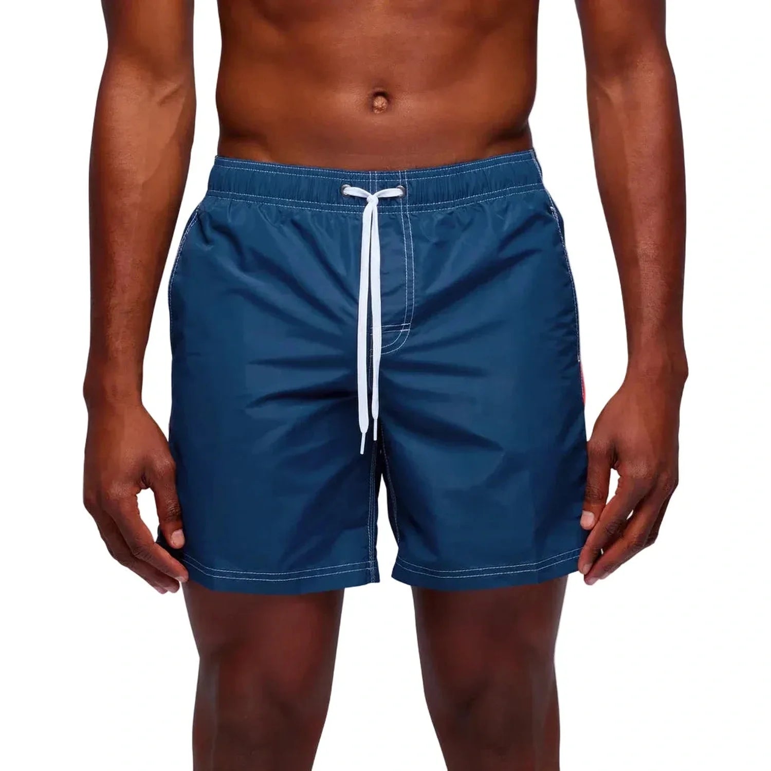 Men’s Iconic Taffeta Stretch Waist Mid-Length Swim Shorts