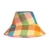 Women's Rainbow Plaid Beachy Bucket Hat