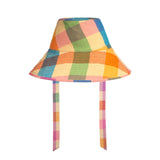 Women's Rainbow Plaid Beachy Bucket Hat