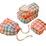 Packing Cube Set: Rainbow Plaid