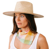 Women's Rainbow Plaid Scarf