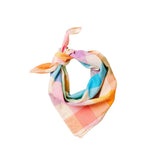 Women's Rainbow Plaid Scarf