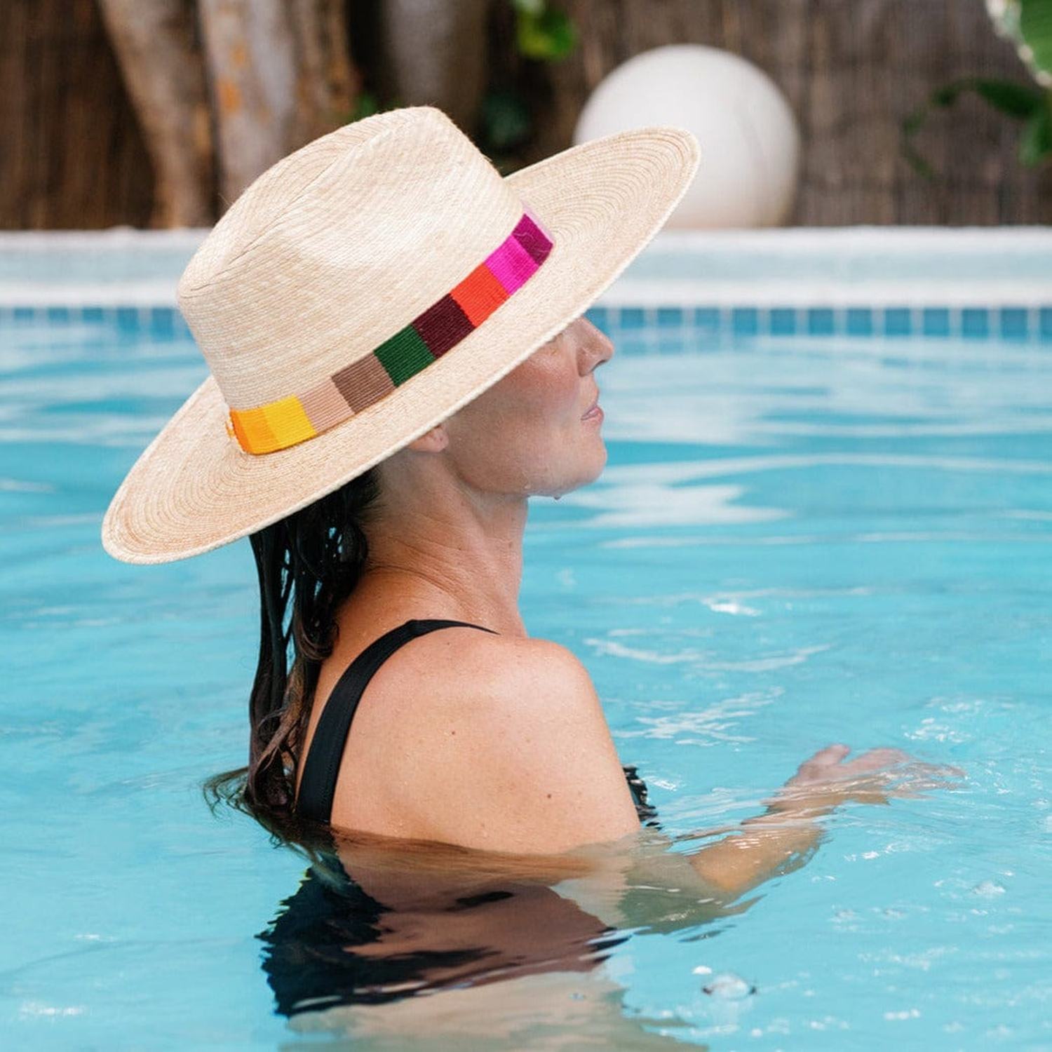 SUNSHINE TIENDA 11. HATS - HATS SUN - HATS SUN Women's Palm Hat ROSITA