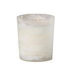 Thymes Frasier Fir Tidings 13 oz Candle, lit