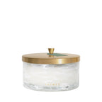 Thymes Frasier Fir Tidings 21 oz 4-Wick Candle, lid on