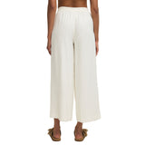 Z Supply 02. WOMENS APPAREL - WOMENS PANTS - WOMENS PANTS CASUAL Women's Scout Linen Pant WHT WHITE