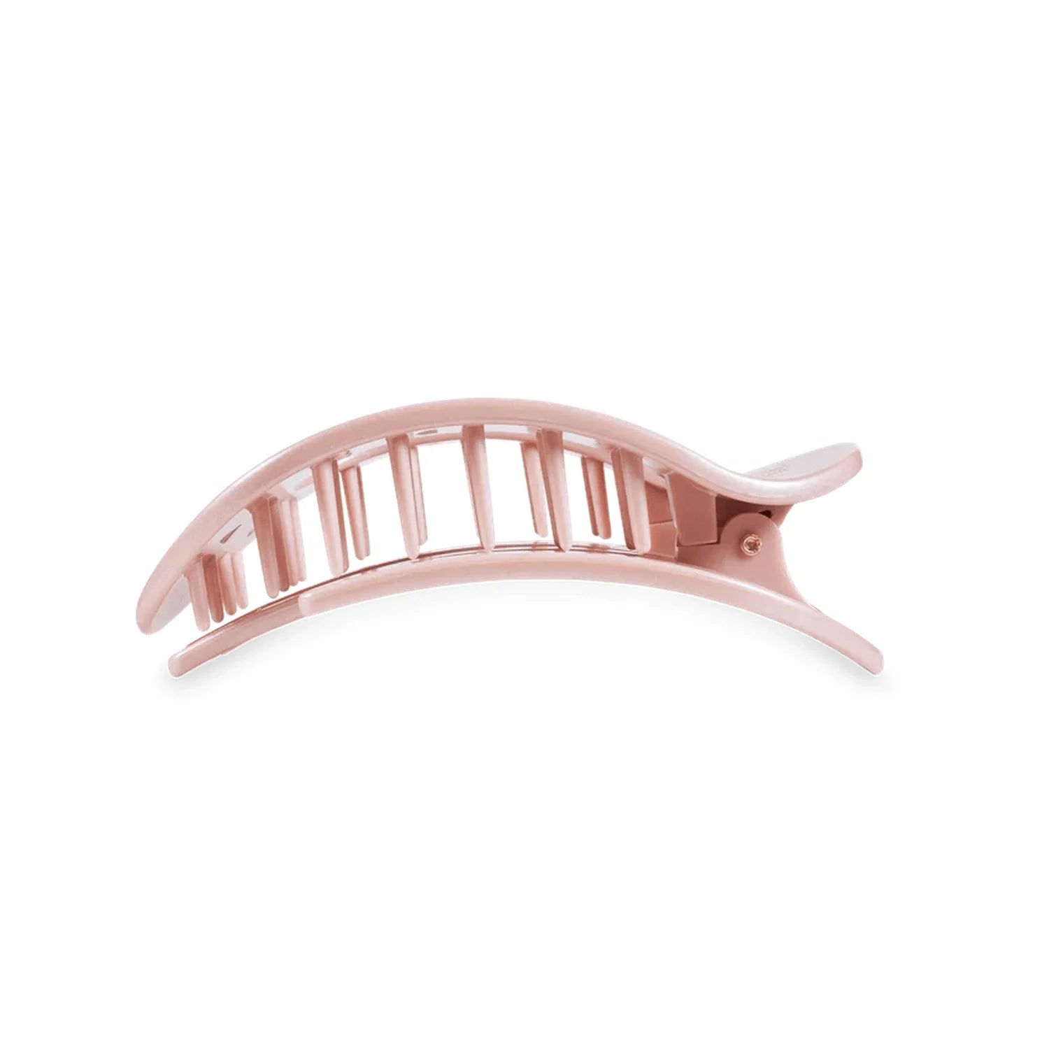 Teleties 10. GIFTS|ACCESSORIES - WOMENS ACCESSORIES - WOMENS HAIR ACCESSORIES Flat Round Clip PEARLY PINK