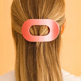 Teleties 10. GIFTS|ACCESSORIES - WOMENS ACCESSORIES - WOMENS HAIR ACCESSORIES Flat Round Clip CALMING CORAL